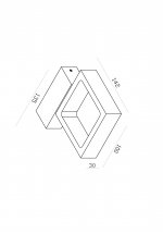 Настенный светильник бра Lucide 17292/04/31 IXX