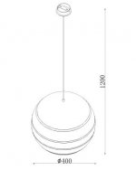 Подвесной светильник Lucide 17453/40/12 VOLO