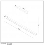 Подвесной светильник Lucide 17475/30/31 FLUX LED