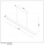 Подвесной светильник Lucide 17475/30/31 FLUX LED