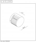 Настенный светильник бра Lucide 17892/04/30