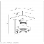 Потолочный светильник Lucide 17906/05/12 LANDA LED