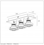 Потолочный светильник Lucide 17906/15/12 LANDA LED