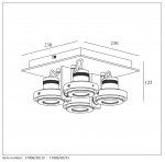 Потолочный светильник Lucide 17906/20/31 LANDA LED