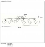 Потолочный светильник Lucide 17942/30/30 LAURA/LED