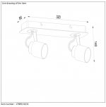 Потолочный светильник Lucide 17989/10/31 DICA
