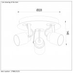 Потолочный светильник Lucide 17989/15/31 DICA