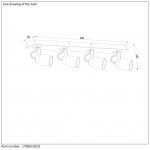 Потолочный светильник Lucide 17989/20/31 DICA
