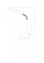 Настольная лампа Lucide 18602/03/36 GILLY