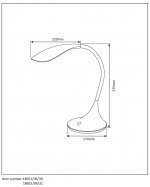 Настольная лампа Lucide 18652/06/30 EMIL