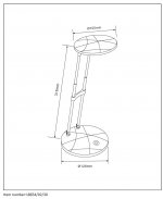 Настольная лампа Lucide 18654/02/30 FYLOU