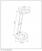 Настольная лампа Lucide 18654/02/31 FYLOU