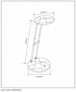 Настольная лампа Lucide 18654/02/31 FYLOU