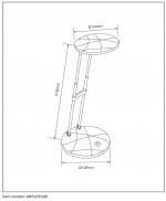 Настольная лампа Lucide 18654/02/66 FYLOU