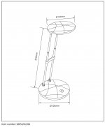 Настольная лампа Lucide 18654/02/66 FYLOU