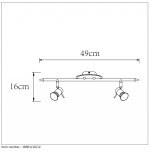 Потолочный светильник Lucide 18901/10/12 BIKKO/LED