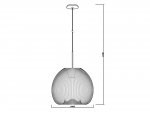 Подвесной светильник Lucide 20401/45/30 WIRIO