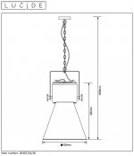Подвесной светильник 20407/01/30 MARLOWE Lucide