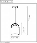 Подвесной светильник 20411/01/41 COPAIN Lucide