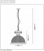 Подвесной светильник 20412/52/31 FARRINGDON Lucide