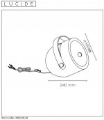 Настольная лампа 20511/01/41 COPAIN Lucide