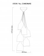 Подвесной светильник Lucide 21402/06/02 BRUNO 