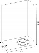 Настенный светильник бра Lucide 22861/10/31 ZORA/LED