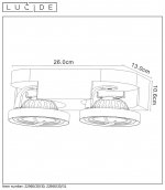 Потолочный светильник Lucide 22960/20/30