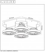Потолочный светильник Lucide 22960/40/31