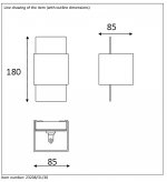 Светильник бра Lucide 23208/31/30 CUBO