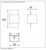 Светильник бра Lucide 23208/31/31 CUBO
