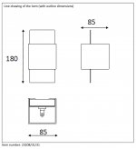 Светильник бра Lucide 23208/31/31 CUBO