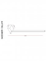 Зеркало с подсветкой Lucide 23258/07/31 SIRIUS