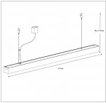 Светильник подвесной люминесцентный Lucide 23418/32/30
