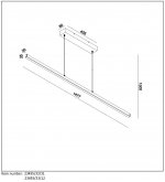 Подвесной светильник 23455/33/12 SIGMA Lucide