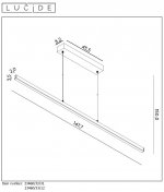 Подвесной светильник Lucide 23460/33/12