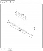 Подвесной светильник Lucide 23461/30/30