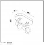 Потолочный светильник Lucide 23956/10/30 XANTRA