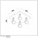 Потолочный светильник Lucide 23956/20/31 XANTRA