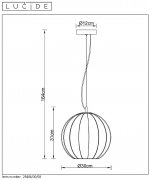Подвесной светильник Lucide 25404/30/03