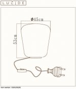 Настольная лампа Lucide 25501/45/65
