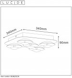 Потолочный светильник 26186/25/30 AMINE Lucide