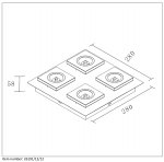 Потолочный светильник Lucide 26191/12/12 AUDI LED