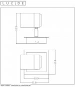 Потолочный светильник Lucide 26957/05/12