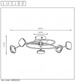 Потолочный светильник 26989/25/11 HANA Lucide