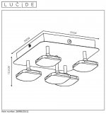 Потолочный светильник 26990/25/11 HANA Lucide