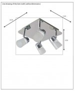 Потолочный светильник Lucide 26993/20/11 XANTO