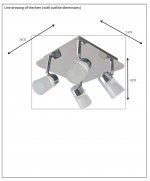 Потолочный светильник Lucide 26993/20/11 XANTO