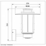 Настенный светильник бра Lucide 27840/01/43 GOESS