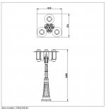 Светильник уличный столб Lucide 27842/03/43 GOESS